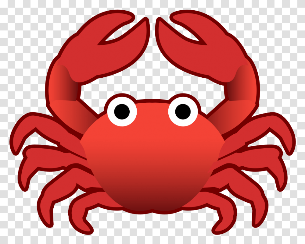 Crab Emoji, Seafood, Sea Life, Animal Transparent Png