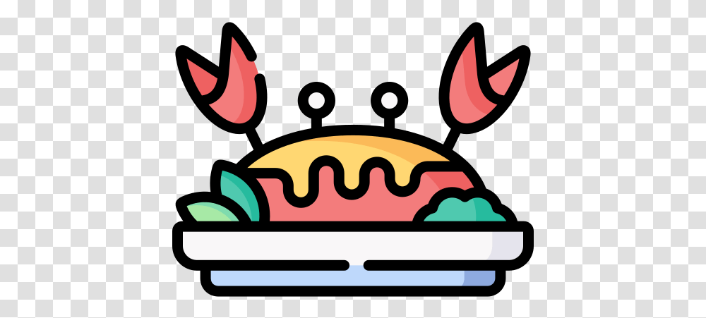 Crab Free Animals Icons Language, Label, Text, Food, Poster Transparent Png