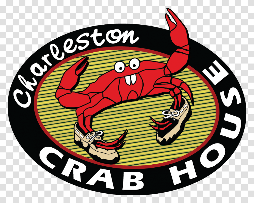 Crab Legs Charleston Crab House Logo, Trademark, Emblem, Animal Transparent Png