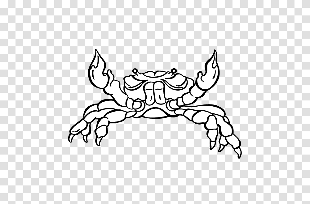 Crab Visual Arts Black And White Clip Art, Sea Life, Animal, Food, Seafood Transparent Png