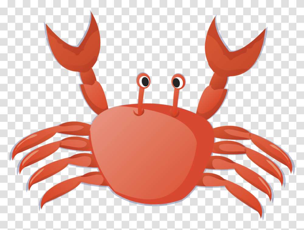 Crabs Clipart Cancer Crab Crabs, Seafood, Sea Life, Animal, King Crab Transparent Png