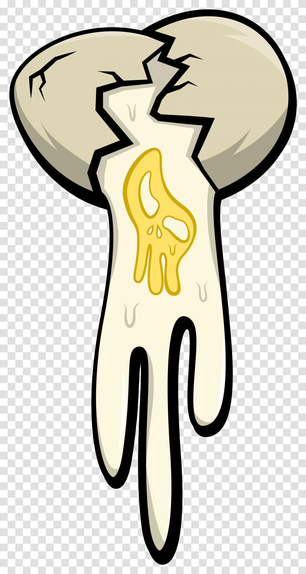 Crack An Egg Cartoon Egg Cracked, Sweets, Food, Confectionery, Stain Transparent Png