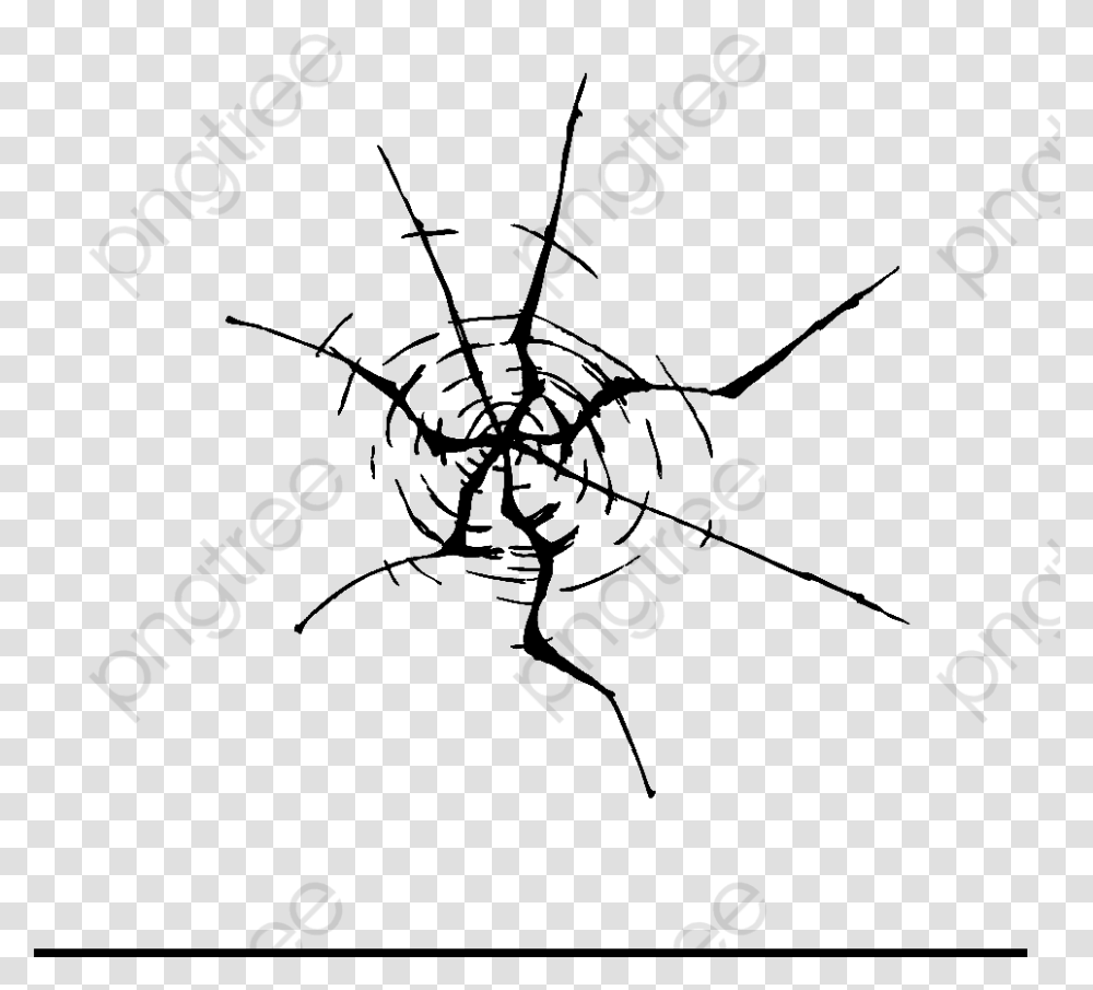 Crack Bullet Wall Free Download Holes Spider Web, Gray, World Of Warcraft Transparent Png