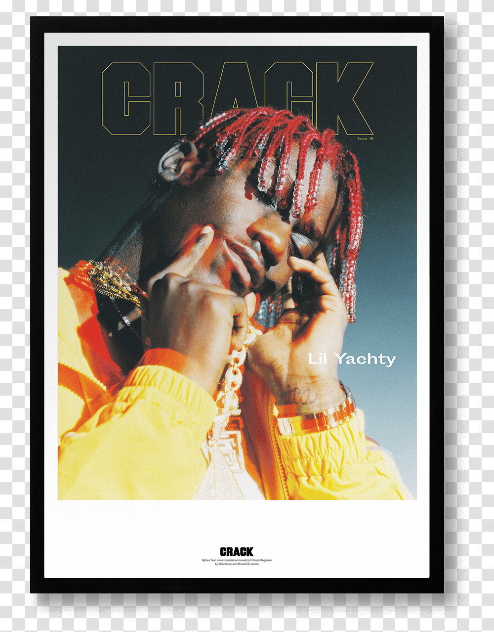 Crack Magazine Front Cover, Poster, Advertisement, Person, Human Transparent Png