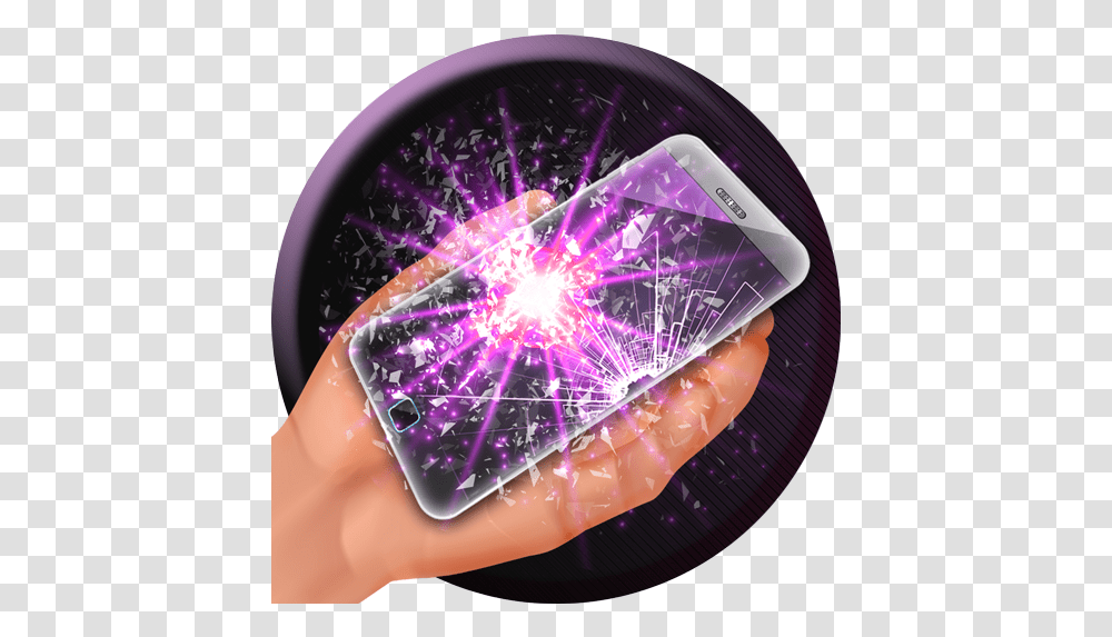 Crack Screen With Bomb Technology Applications, Light, Wristwatch, Person, Human Transparent Png