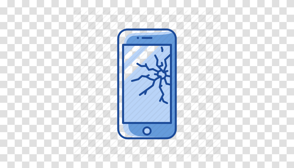 Cracked Cracked Screen Phone Shattered Icon, Electronics, Mobile Phone, Cell Phone, Iphone Transparent Png