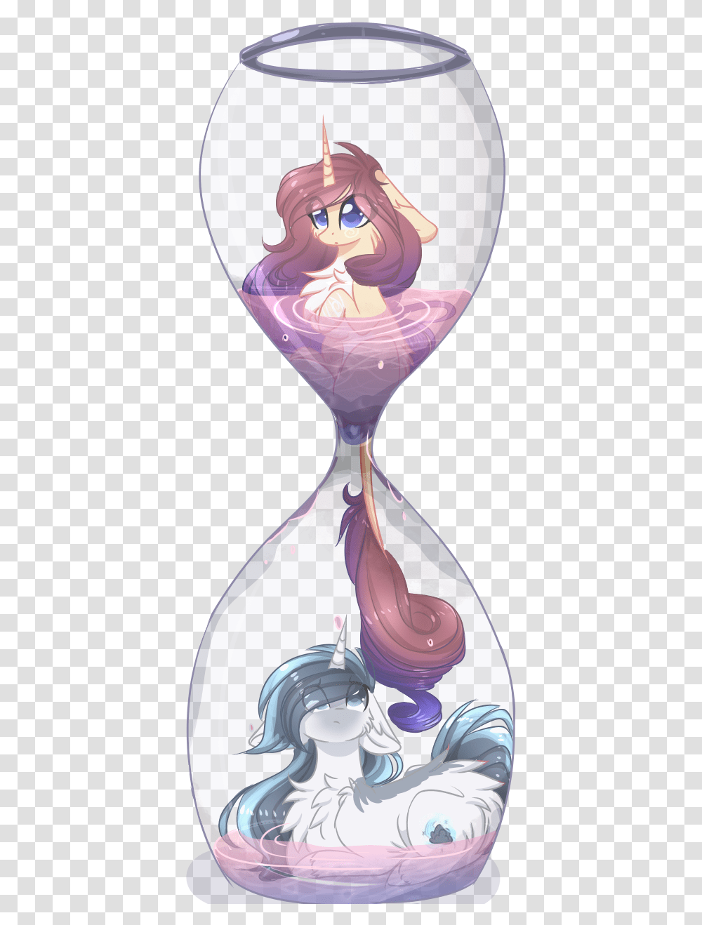 Cracked Drawing Hourglass Hourglass Oc Transparent Png