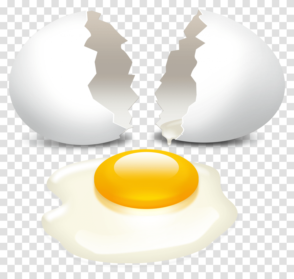 Cracked Egg Crack Egg Clipart, Food, Lamp Transparent Png
