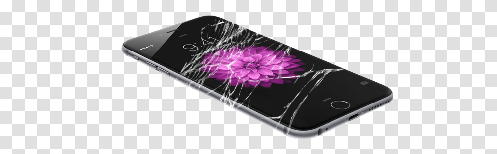 Cracked Iphone 5 Image Broken Iphone 7 Glass, Electronics, Mobile Phone, Cell Phone, Mat Transparent Png
