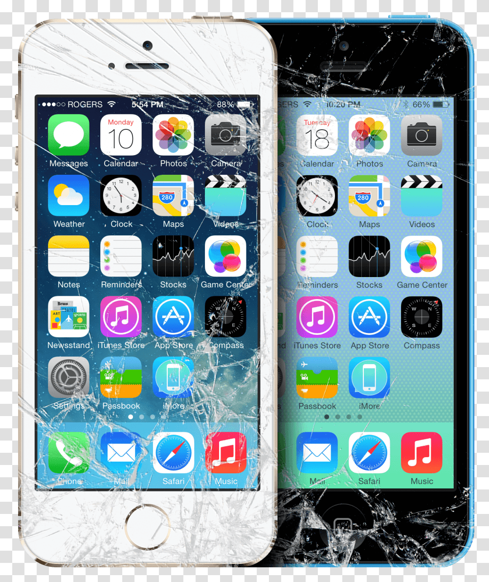 Cracked Iphone 5 Picture Iphone Repair, Mobile Phone, Electronics, Cell Phone, Ipod Transparent Png