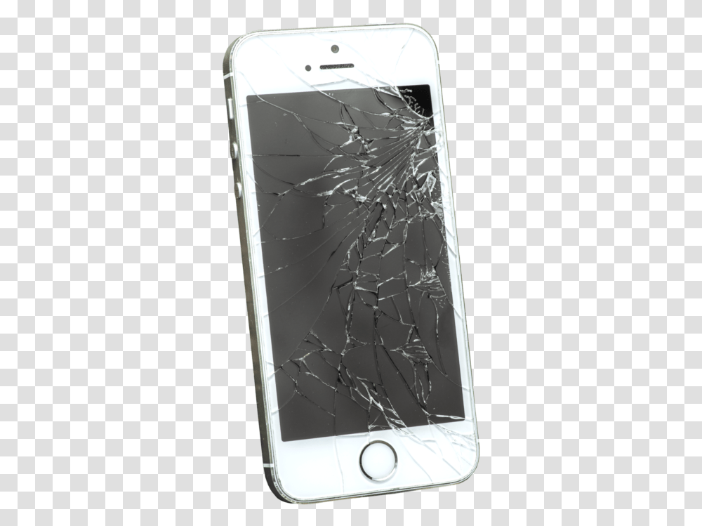 Cracked Iphone1 Iphone, Electronics, Mobile Phone, Cell Phone Transparent Png