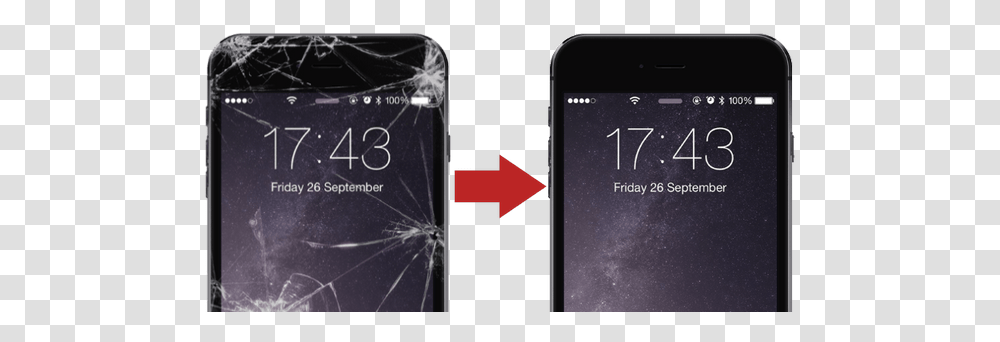 Cracked Phone Screen Nderrim Ekrani Iphone X, Mobile Phone, Electronics, Cell Phone Transparent Png