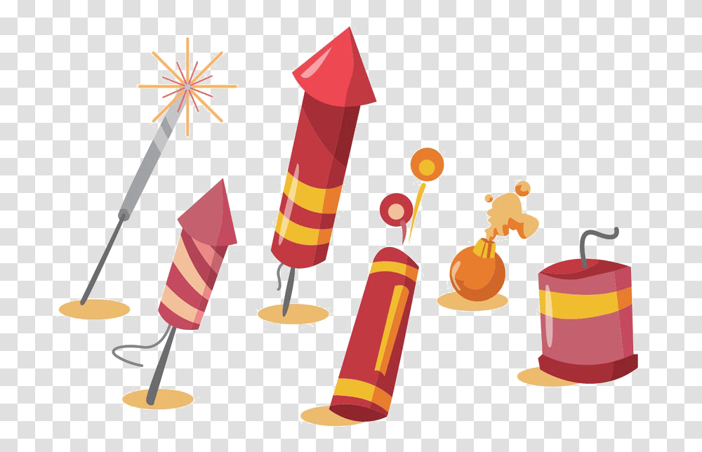 Crackers Vector, Bomb, Weapon, Weaponry, Flag Transparent Png