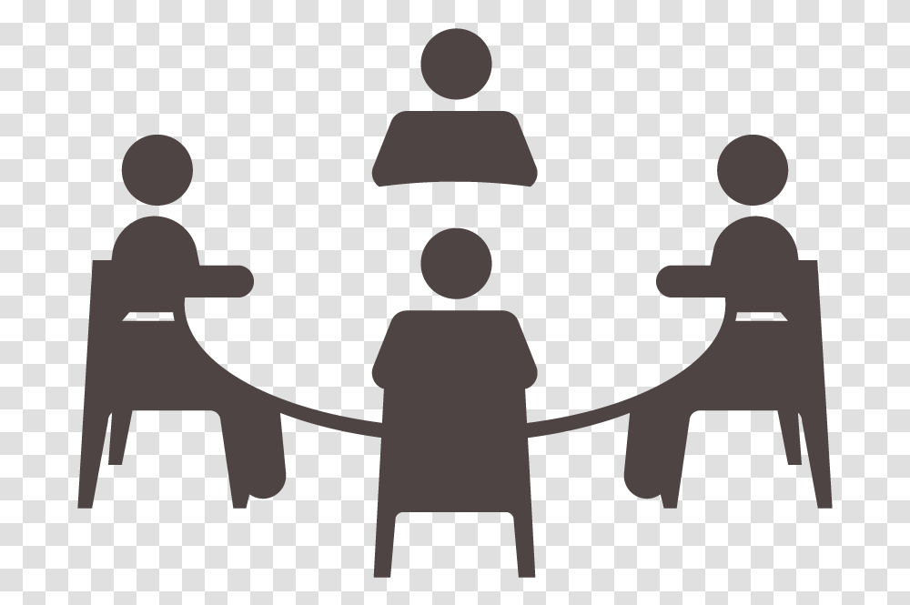 Cracking Group Tips Background Group Discussion Icon, Silhouette, Cross, Crowd Transparent Png