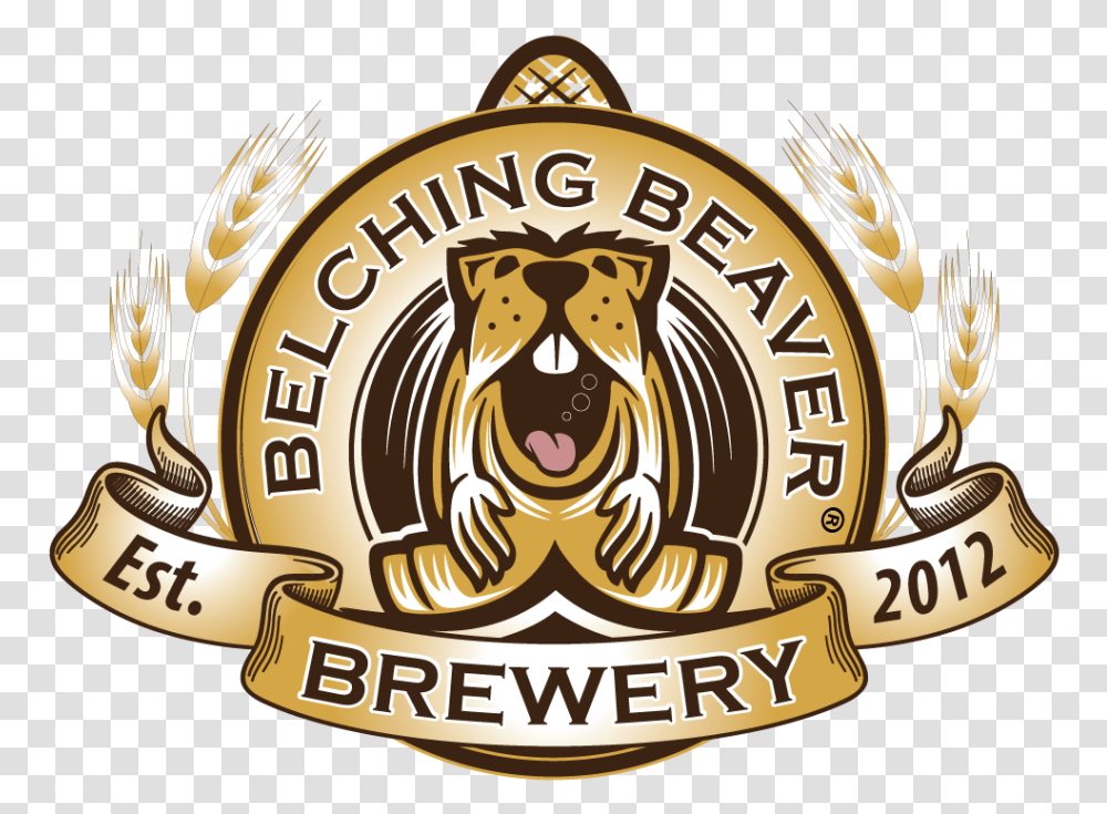 Craft Beer Logobelching Beaver Belching Beaver Brewery, Trademark, Badge, Emblem Transparent Png