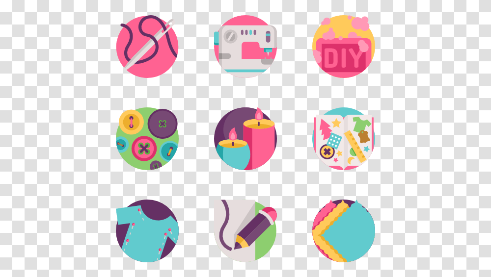 Craft Tools Icon Packs Art Craft Diy Icon, Number Transparent Png
