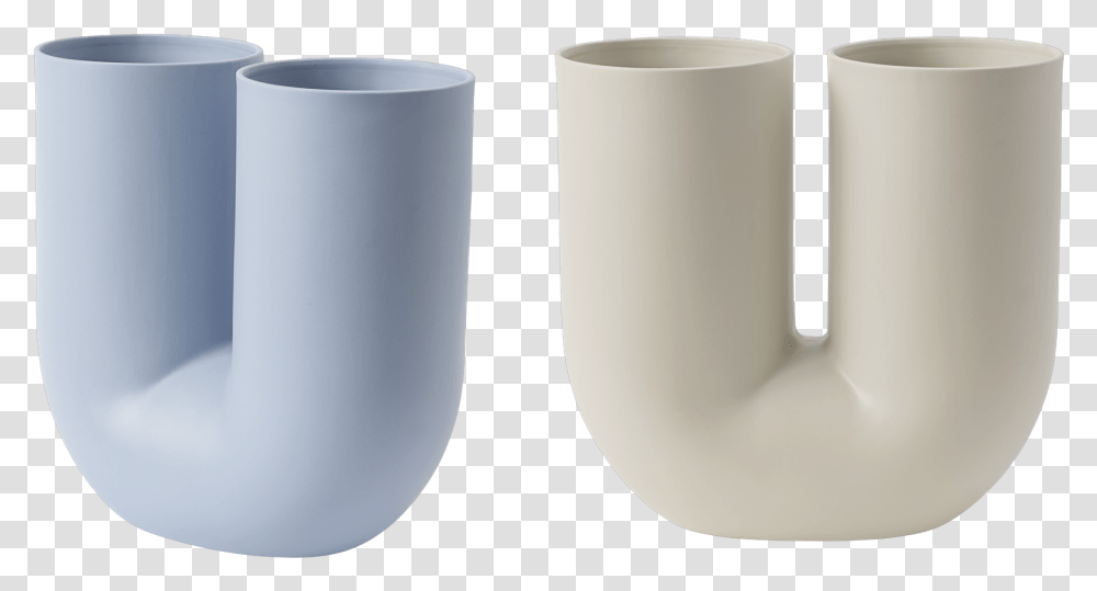 Crafted With Precision Muuto Kink Vase, Porcelain, Pottery, Cylinder Transparent Png