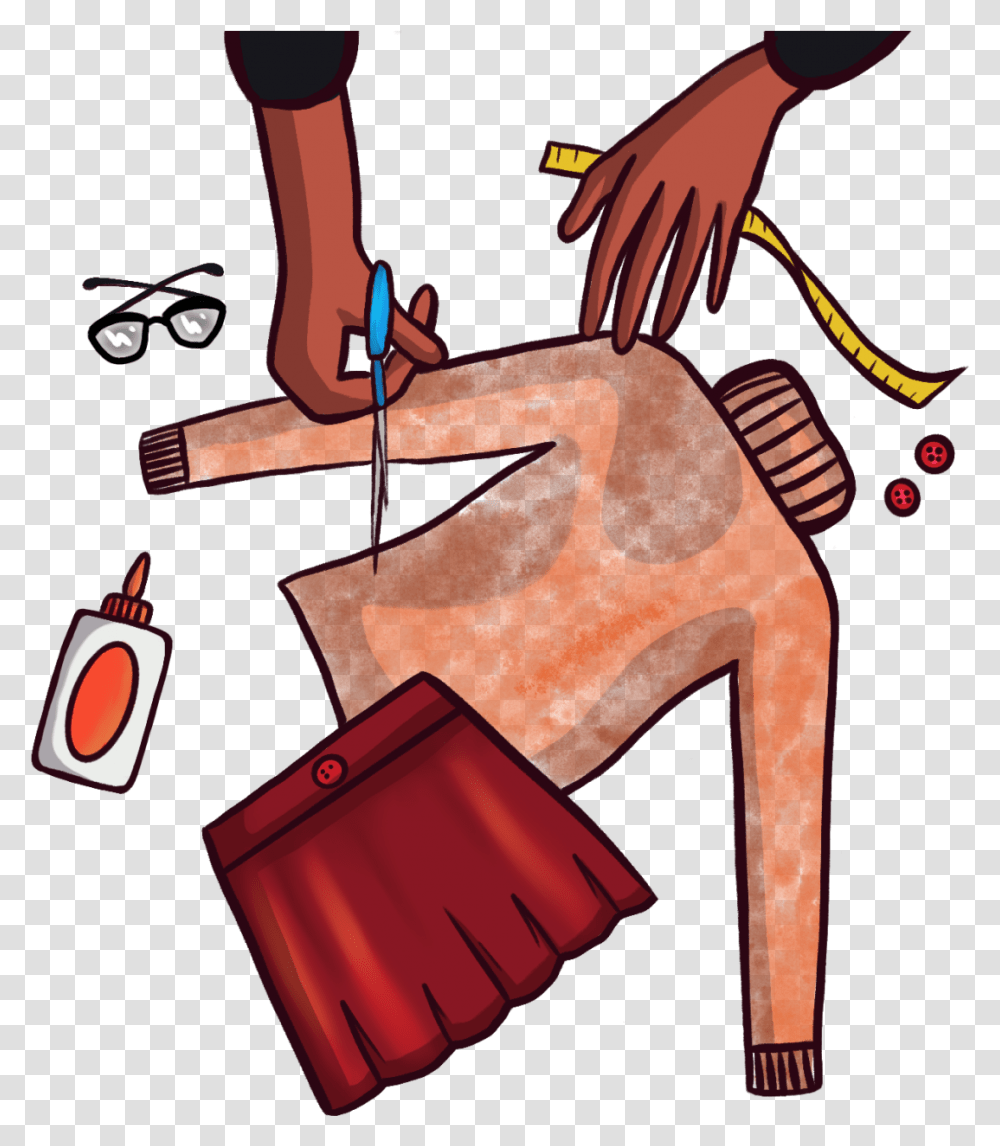Crafting Your Own Creepy And Cute CostumesClass Illustration, Tool, Hand Transparent Png