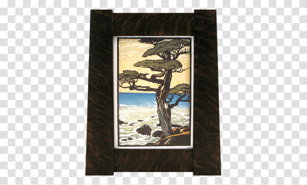 Craftsman Tenon Wood Frame, Canvas, Painting, Modern Art Transparent Png