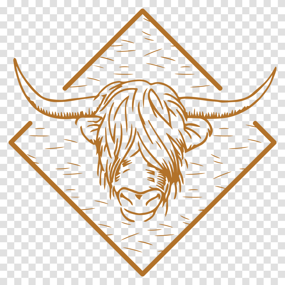 Craigmonie Bampb Logo Cow Sign, Trademark, Armor, Emblem Transparent Png