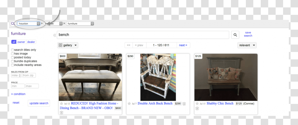 Craigslist Search Secrets All The Secrets You Need Bench, Furniture, Chair, File, Dining Table Transparent Png