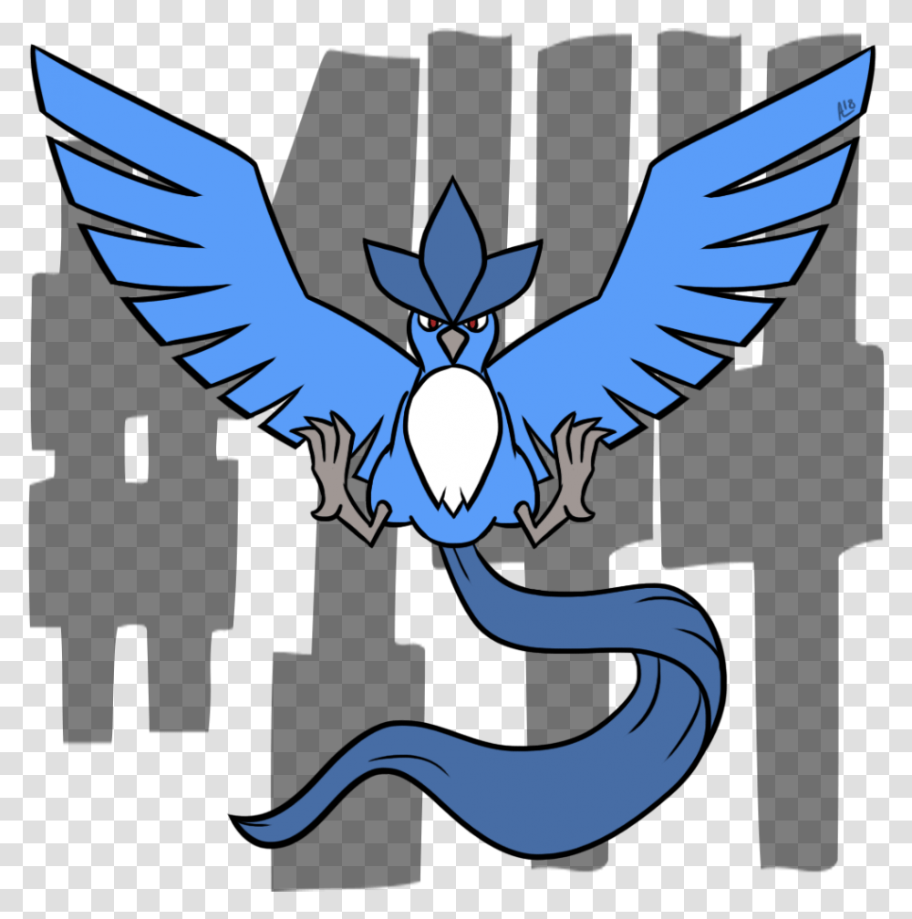 Cran Final Stretch Boys Articuno Pokemon Pokemonaday Illustration, Jay, Bird, Animal, Blue Jay Transparent Png