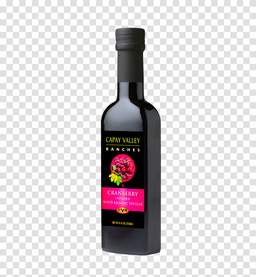 Cranberry Balsamic Vinegar Capay Valley Ranches, Wine, Alcohol, Beverage, Drink Transparent Png