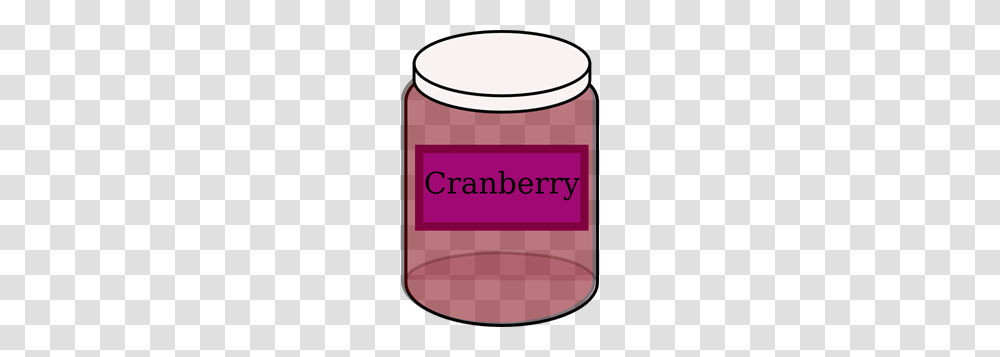 Cranberry Food Jar Clipart For Web, Jam, Mailbox, Letterbox, Label Transparent Png