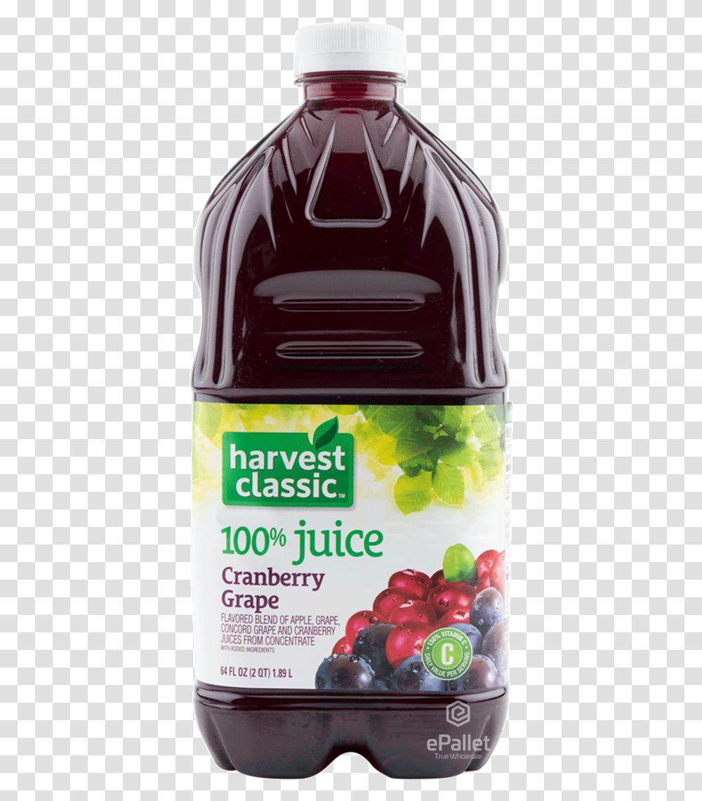 Cranberry Grape Juice Blend Epallet Cranberry And Grape Juice, Plant, Food, Jar, Jam Transparent Png