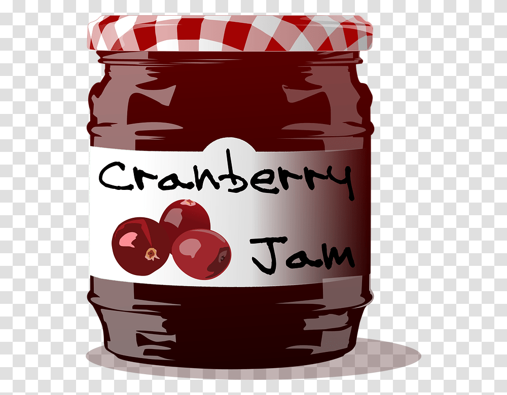 Cranberry Jam Jelly Food Fruit Sweet Homemade Jam Transparent Png