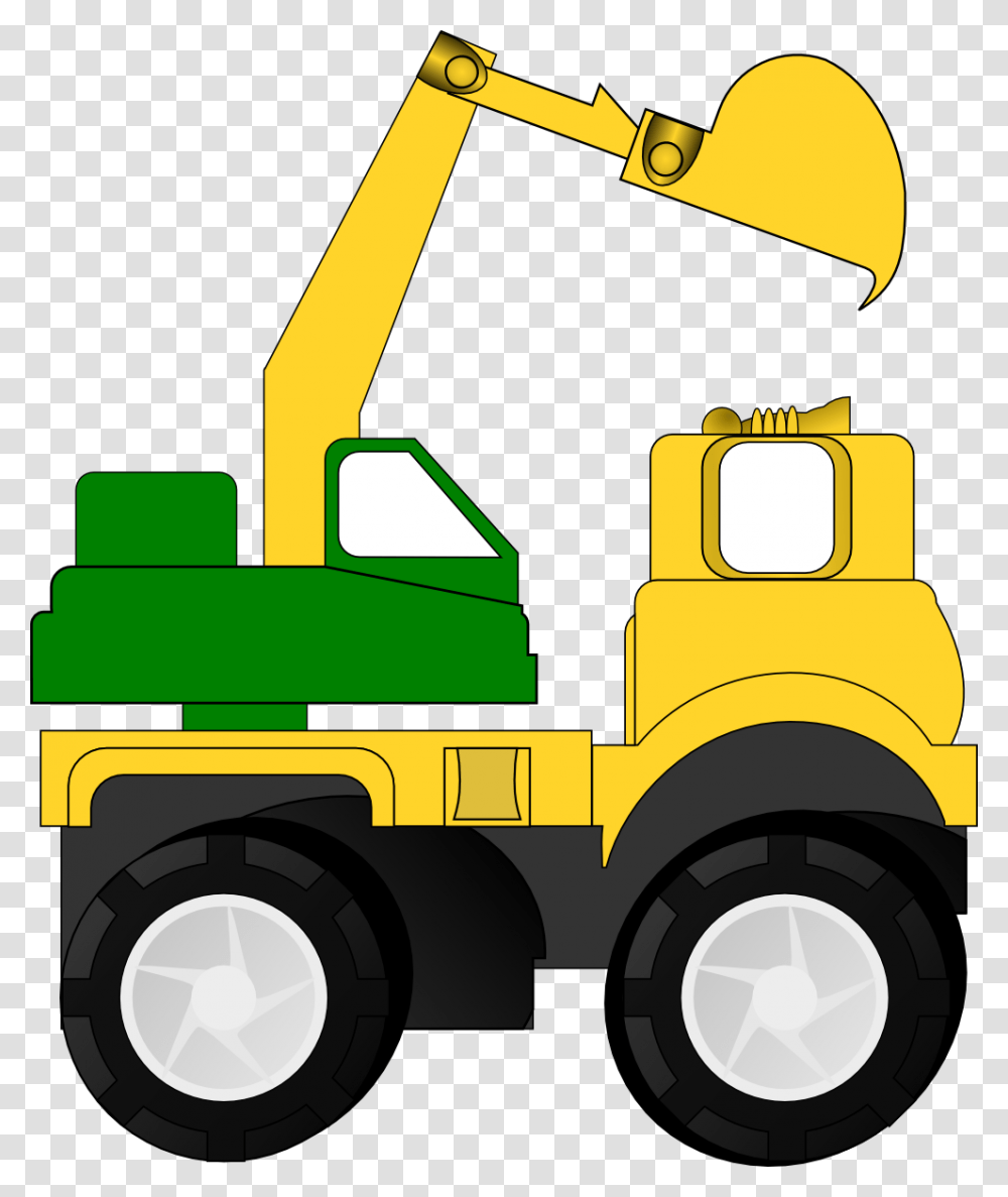 Crane Clip Art, Bulldozer, Tractor, Vehicle, Transportation Transparent Png