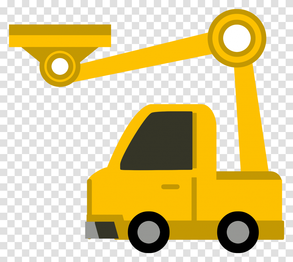 Crane Clipart Truck Construction Car Cartoon, Vehicle, Transportation, Automobile, Symbol Transparent Png