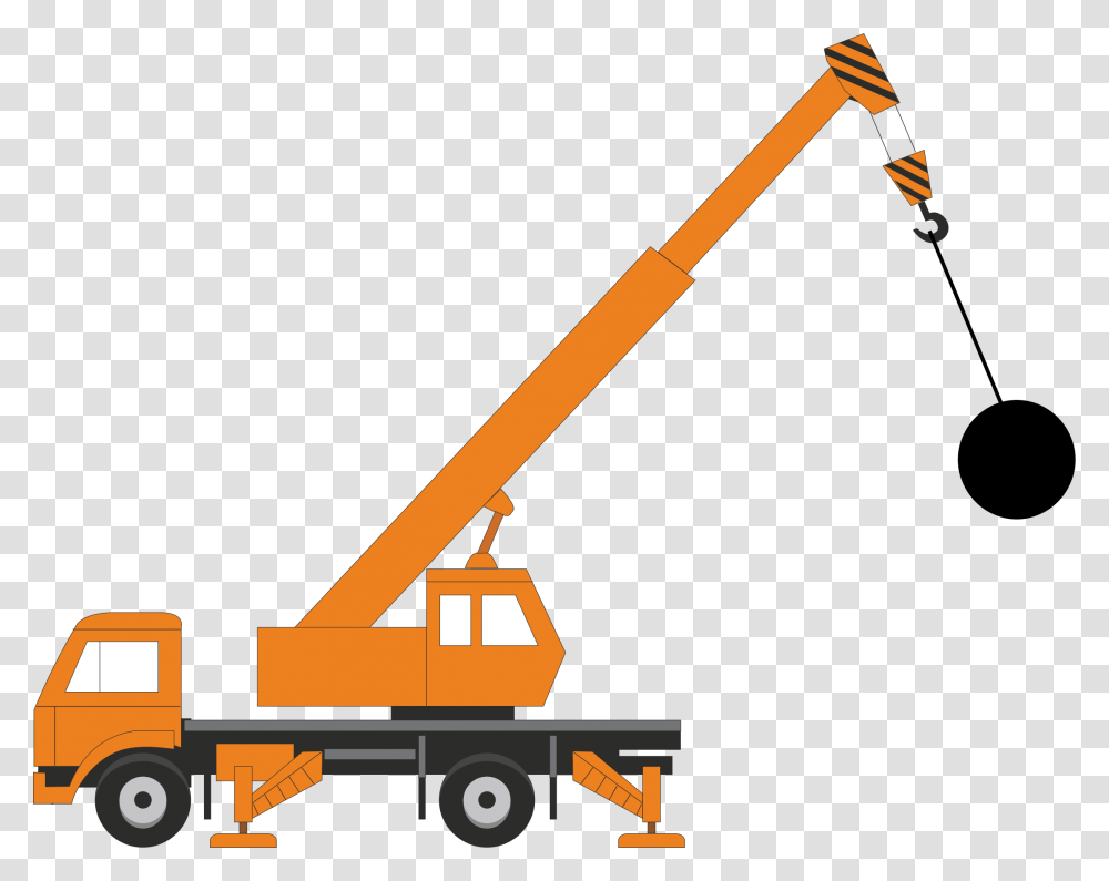 Crane Clipart Wrecking Ball, Axe, Tool, Construction Crane, Vehicle Transparent Png