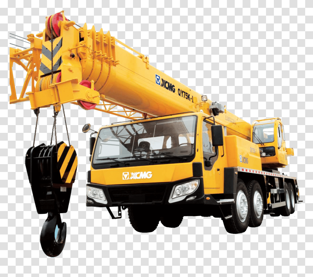 Crane, Construction Crane, Truck, Vehicle, Transportation Transparent Png