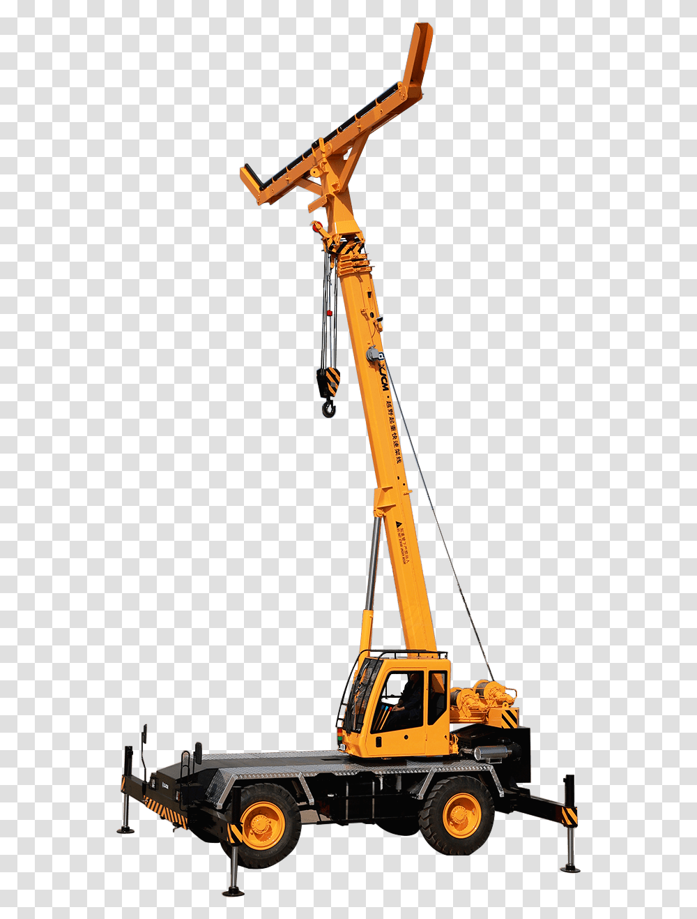 Crane, Construction Crane, Vehicle, Transportation Transparent Png