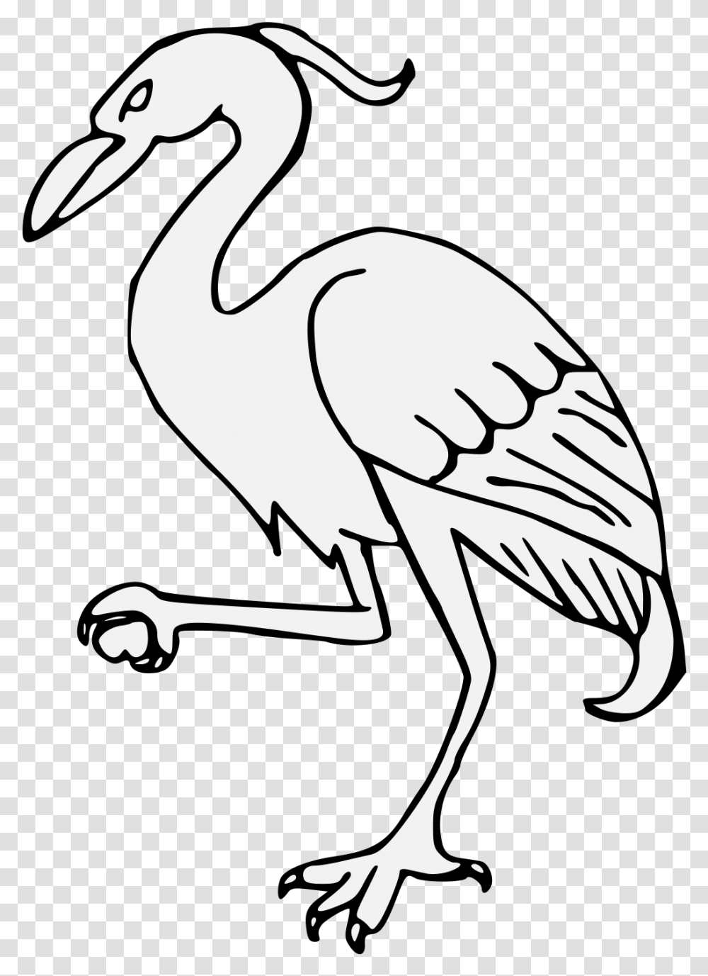 Crane Crane Vigilant Charge Pmg, Animal, Bird, Stork, Crane Bird Transparent Png