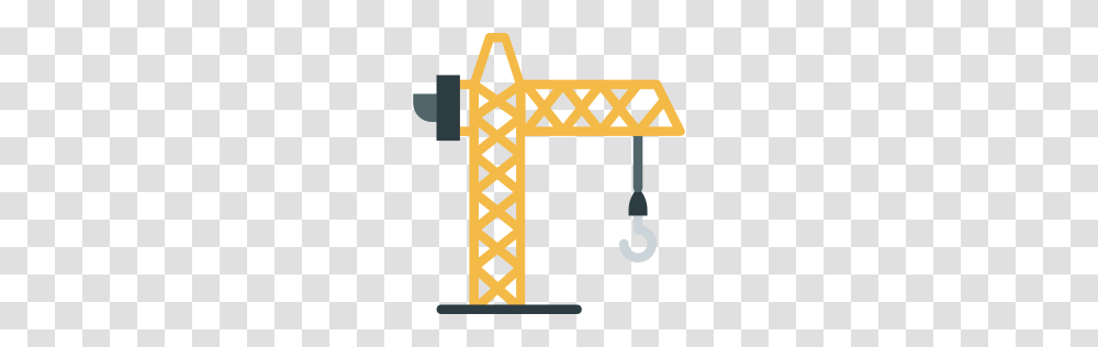 Crane Icon Myiconfinder, Fence, Barricade, Lock Transparent Png