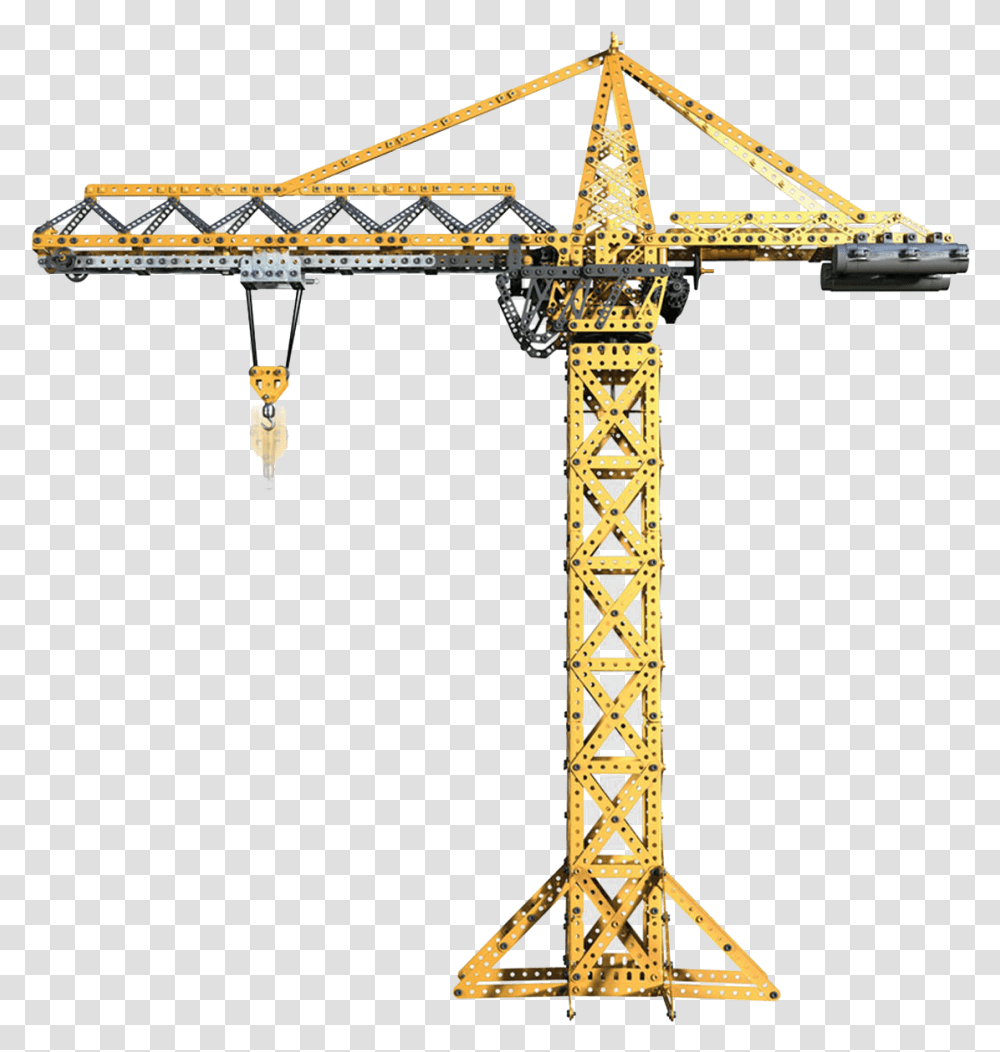Crane Image Hd Meccano Crane, Construction Crane Transparent Png