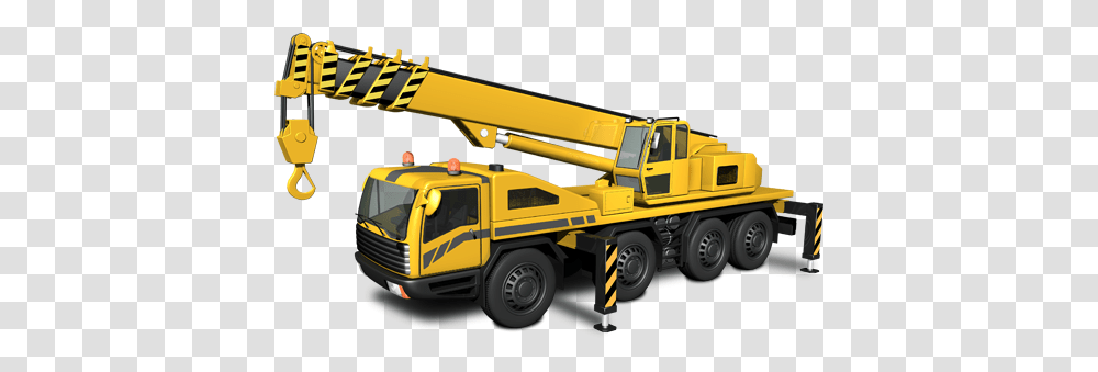 Crane Images Free Download, Construction Crane, Truck, Vehicle, Transportation Transparent Png