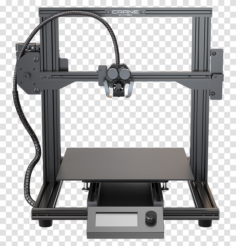 Crane Quad 3d Printer Clip Arts 3d Printer Picture, Machine, Tool, Vise, Aluminium Transparent Png