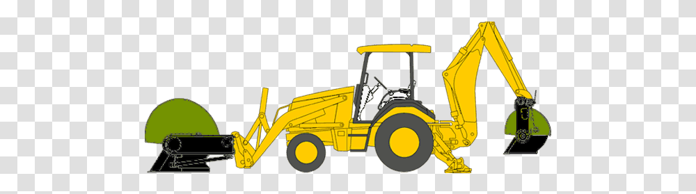 Crane, Tractor, Vehicle, Transportation, Bulldozer Transparent Png