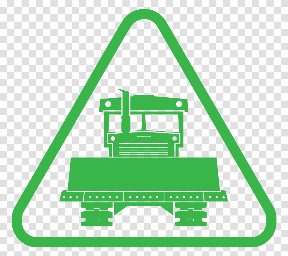 Crane, Transportation, Vehicle, Triangle, Tractor Transparent Png