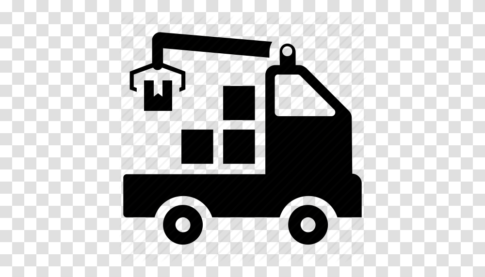 Crane Truck Heavy Machinery Logistics Crane Mobile Crane Tow, Vehicle, Transportation, Van, Moving Van Transparent Png