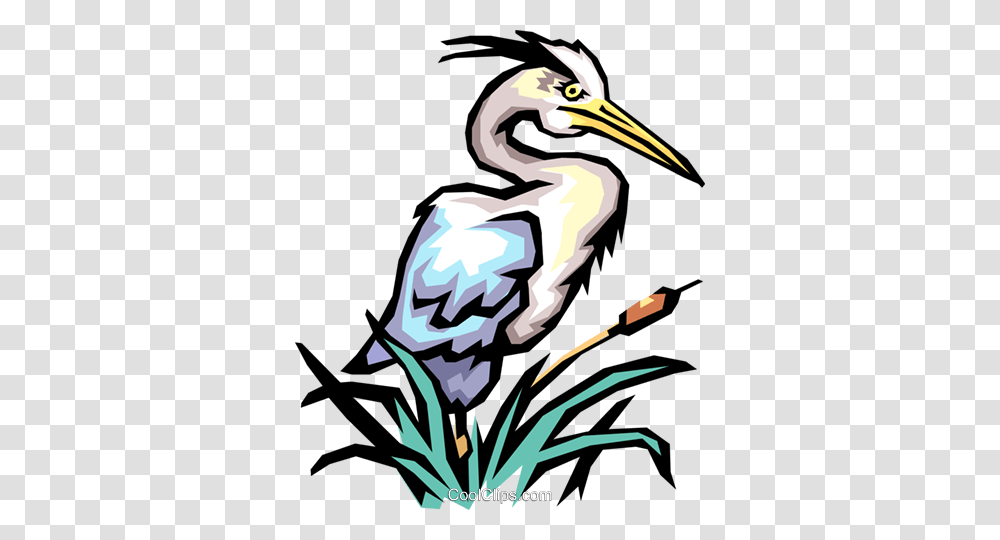 Cranes Royalty Free Vector Clip Art Illustration, Animal, Bird, Crane Bird, Waterfowl Transparent Png