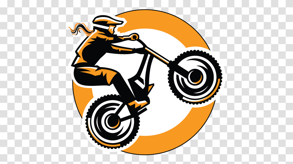 Cranksisters Fundamentals Clinic Icon Looks Like A Kid With Ponytail, Vehicle, Transportation, Lawn Mower, Tool Transparent Png