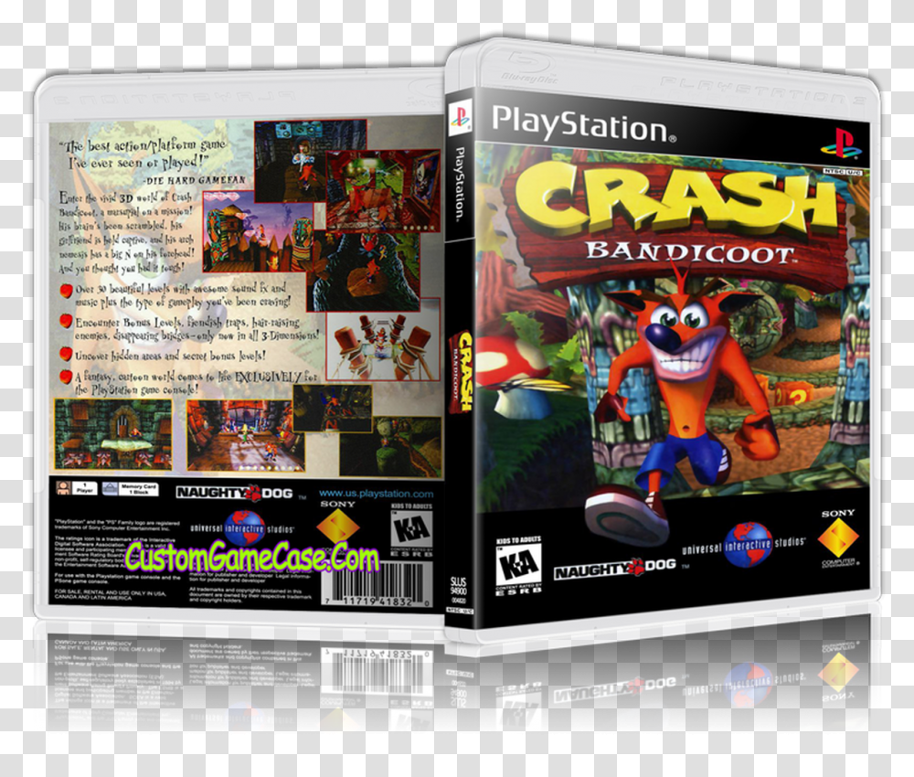 Crash Bandicoot Front Cover, Super Mario, Video Gaming, Arcade Game Machine Transparent Png