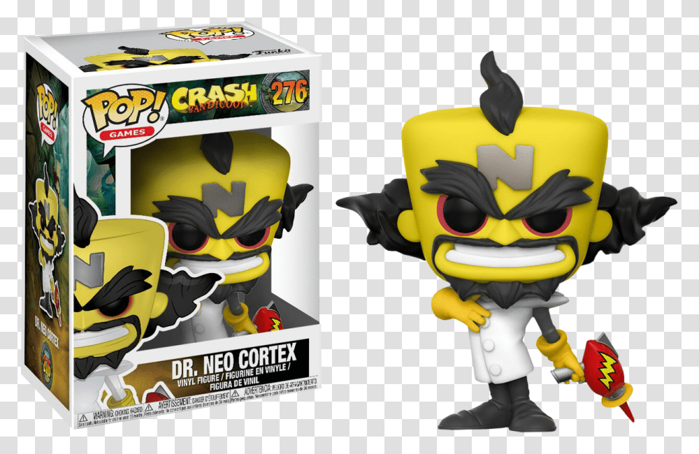 Crash Bandicoot Funko Pops, Toy, Ninja, Pac Man, Robot Transparent Png