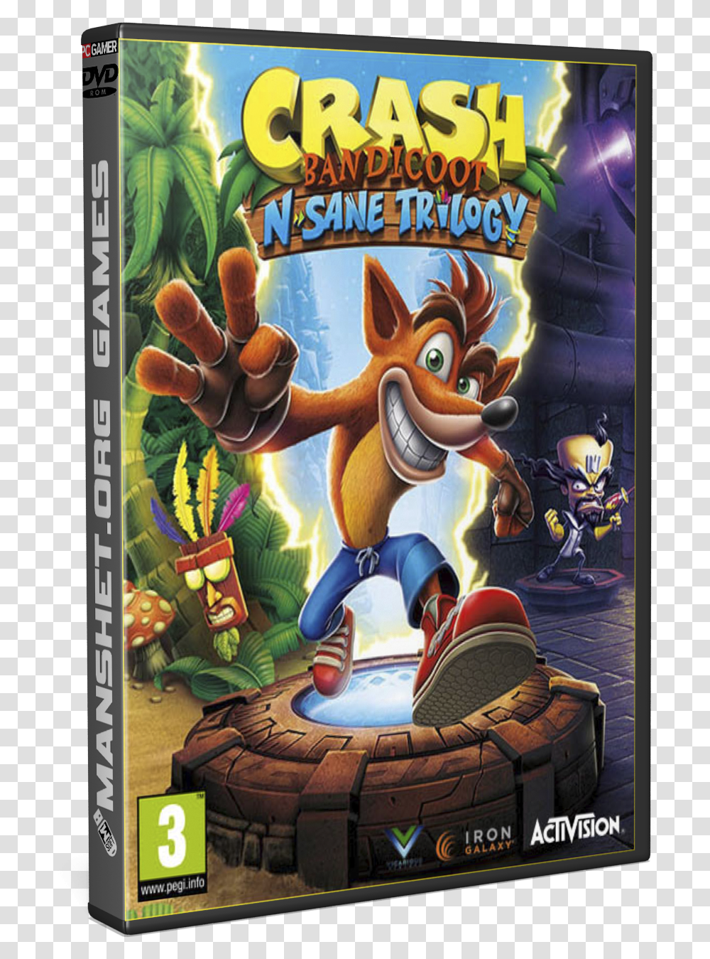 Crash Bandicoot N Sane Trilogy Ps4 Costo, Disk, Dvd, Game Transparent Png