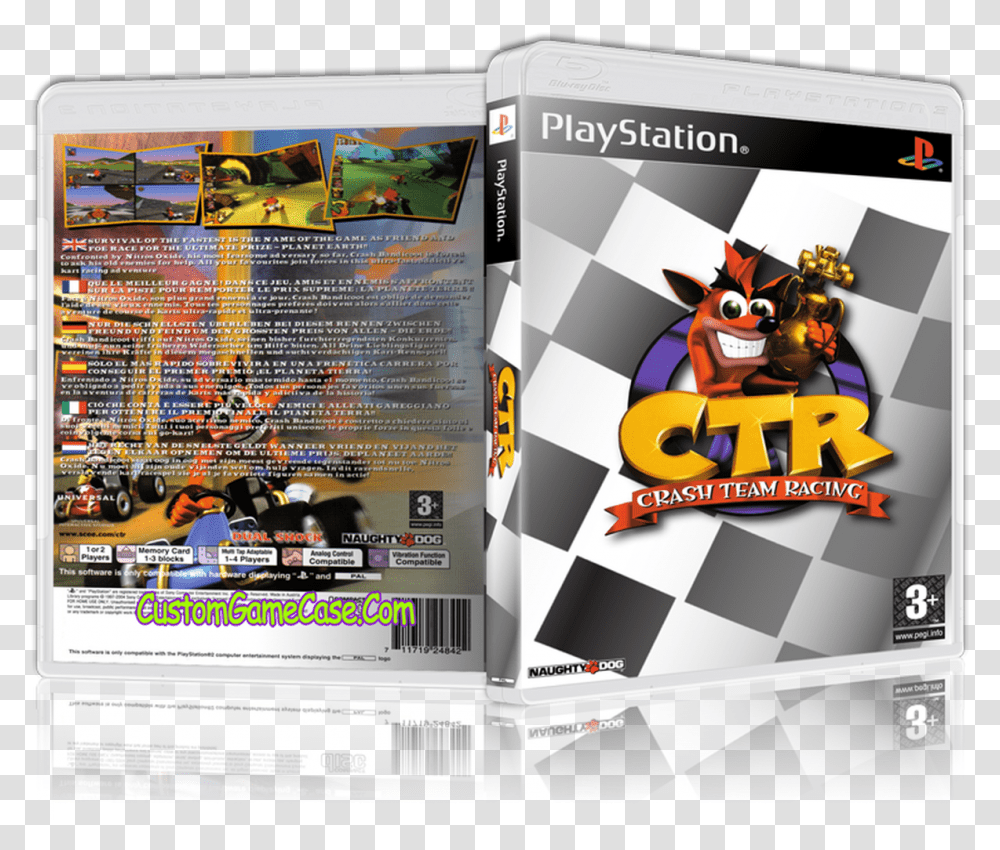 Crash Bandicoot Team Racing Playstation 2 En Crash Team Racing, Mobile Phone, Electronics, Cell Phone, Flyer Transparent Png