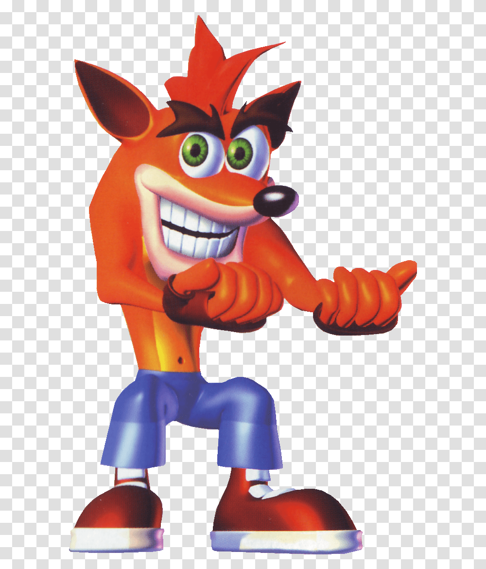 Crash Bandicoot, Toy, Figurine, Hand Transparent Png